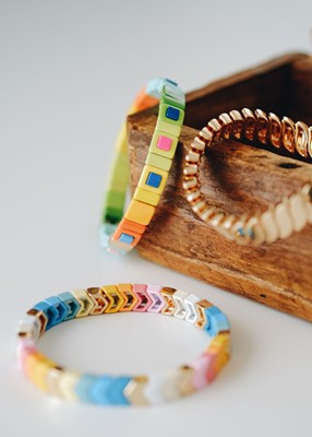 Renkli Seramik Kaplama Bileklik