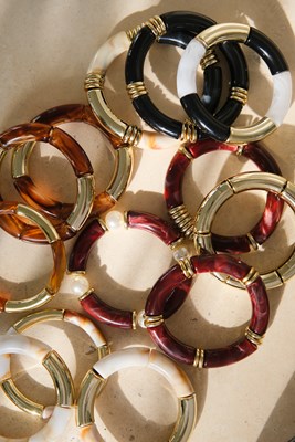 Üçlü Set Gold Kemik Bileklik