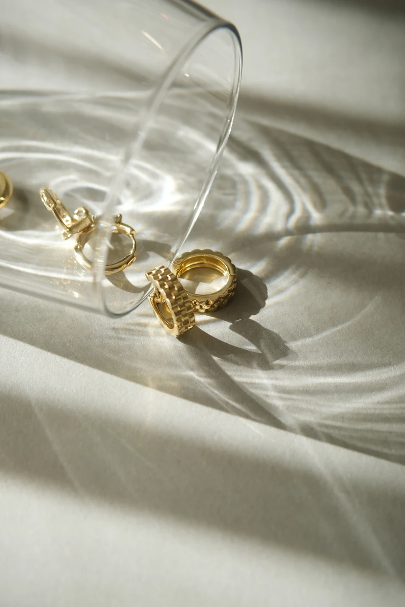 Kordon Tasarım Minimal Halka Küpe