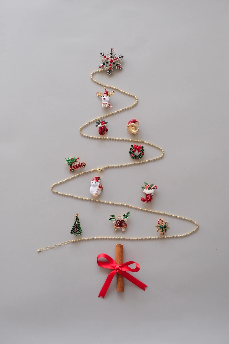 Noel Baba Pabucu Broş