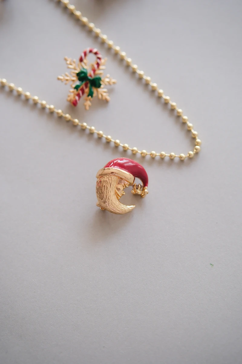 Yılbaşı Şapkalı Aydede Broş