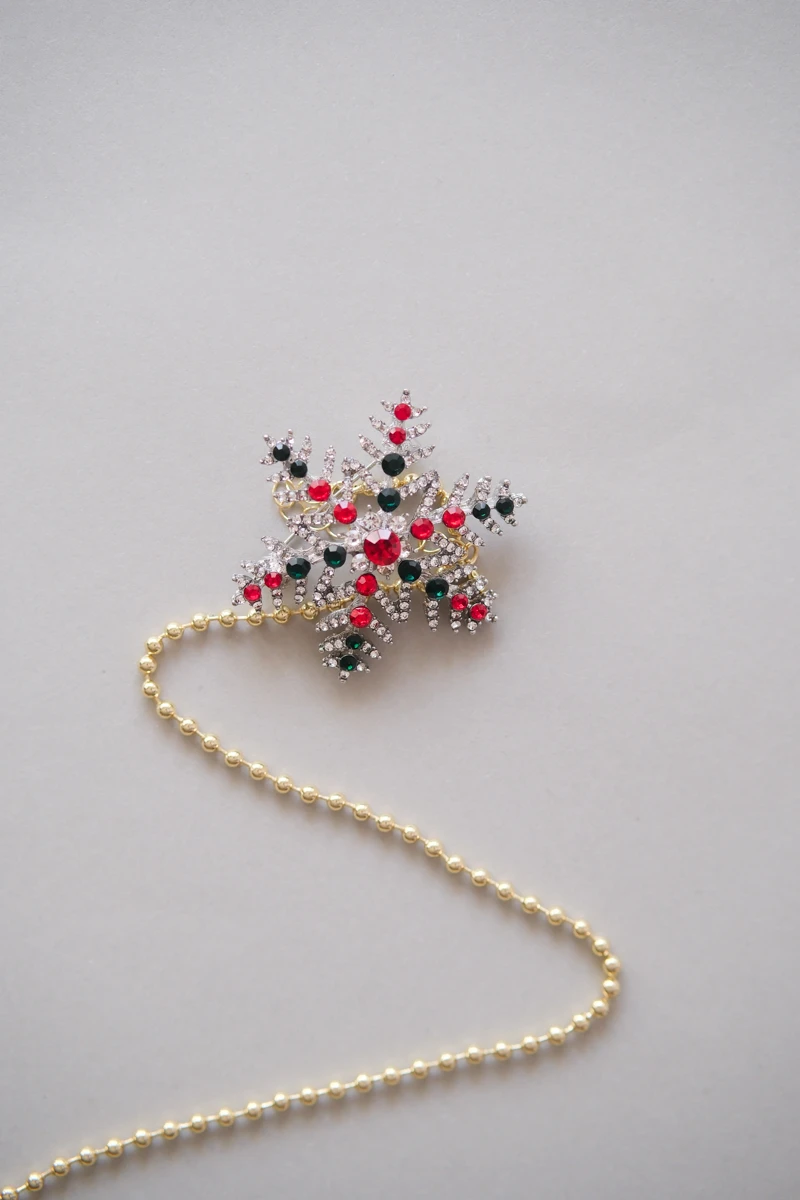 Yılbaşı Temalı Yıldız Broş