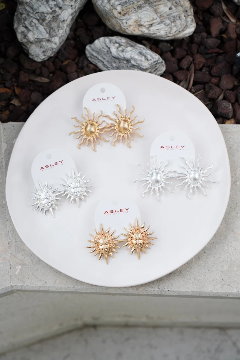 Güneş Tasarım Mat Küpe