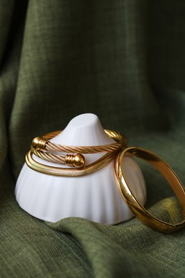 Düz Metal Bombeli Çelik Kelepçe