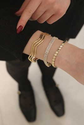 Altıgen Tasarım Metal Su Yolu Bileklik