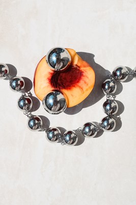 Metal Büyük Top Sıra Kolye