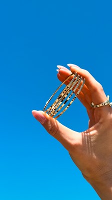 Dörtlü Çelik Ajda Bileklik