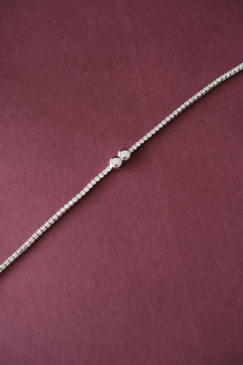 İkili Yuvarlak Plaka Detaylı Gümüş Su Yolu Bileklik